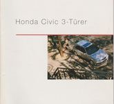 Prospekt Honda Civic 3-Türer Januar 1999 Technische Daten Ausstattung Preise