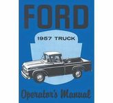 Bedienungsanleitung Ford 1957 F100 - F350 Pick-Up Truck F150 F250 F200 V8