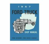 Buch Shop Manual Ford F100 - F350 1956 Reparaturhandbuch F150 F250 F200 V8 Truck