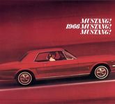 1966 Ford Mustang Fastback Coupe Cab Prospekt Broschüre Verkaufsprospekt Buch V8