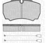 MAGNETI MARELLI Bremsbelagsatz, Scheibenbremse 363916060474