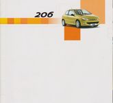 Prospekt Peugeot 206 Januar 2003 Technische Daten Ausstattungen Preise