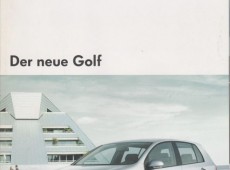 Prospekt VW Golf 5 Modell 2004 Technische Daten Ausstattungen Preise