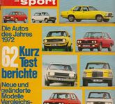 auto motor sport Heft 25  1972 Dezember Citroen GS 1220 Fiat Abarth 124 Rally