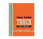 Buch Shop Manual Ford F100 - F350 1960 Reparaturhandbuch F150 F250 F200 V8 Truck