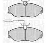 MAGNETI MARELLI Bremsbelagsatz, Scheibenbremse 363916060789