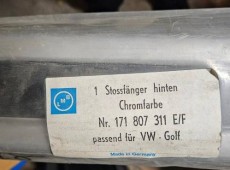 Stoßstange hinten Chromfarbe Bj 1975-1979 171807311E 171807311F VW GOLF MK1