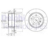 Delphi Bremsscheibe BG3040