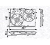 MAGNETI MARELLI Lüfter, Motorkühlung 069422584010