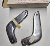 VW Steinschlagecken Set 2x vorne Aluminium chromglanz eloxiert VW 1500 Beetle, 1302 Alle Typen Ab Bj 1970