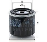 MANN-FILTER Mann Filter Ölfilter W712/31