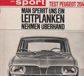 auto motor sport Heft 21 Oktober 1965 Test Renault 16 Peugeot 204 NSU Prinz 1000