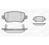 MAGNETI MARELLI Bremsbelagsatz, Scheibenbremse 363916060356