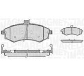 MAGNETI MARELLI Bremsbelagsatz, Scheibenbremse 363916060469