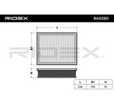 RIDEX Luftfilter 8A0280 Motorluftfilter,Filter für Luft RENAULT,LAGUNA III Grandtour (KT0/1),LAGUNA III (BT0/1),LAGUNA Coupe (DT0/1),LATITUDE (L70_)