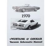 Unterdruck Vakuum Leitungen Ford Mustang Mercury Cougar Bj.70 vacuum schematic