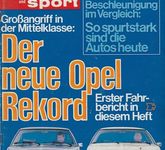 auto motor sport Heft 2 Januar 1972 Neuer Opel Rekord Autobianchi A 112 Abarth
