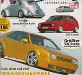 VW Scene Heft 12/02 Corrado V6 53er Ovali Golf 3 NOS Ty3 Passat 3B Custom VW30