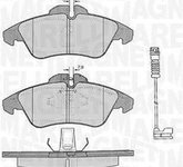 MAGNETI MARELLI Bremsbelagsatz, Scheibenbremse 363916060321