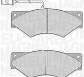 MAGNETI MARELLI Bremsbelagsatz, Scheibenbremse 363916060547