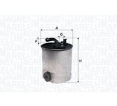 MAGNETI MARELLI Kraftstofffilter 152071761636