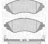 MAGNETI MARELLI Bremsbelagsatz, Scheibenbremse 363916060207