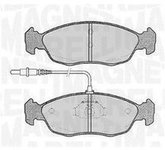 MAGNETI MARELLI Bremsbelagsatz, Scheibenbremse 363916060195