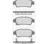 MAGNETI MARELLI Bremsbelagsatz, Scheibenbremse 363916060598