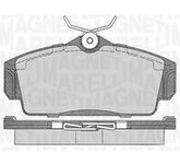 MAGNETI MARELLI Bremsbelagsatz, Scheibenbremse 363916060344