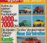 auto motor sport Heft 9 April 1973 Test Jensen S VW 1303 Sauer BMW 520 GS Tuning