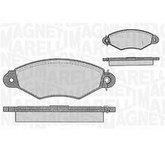 MAGNETI MARELLI Bremsbelagsatz, Scheibenbremse 363916060200