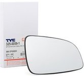 TYC Außenspiegelglas 325-0059-1 Spiegelglas,Spiegelglas, Außenspiegel OPEL,Astra H Caravan (A04),Astra H Schrägheck (A04),Astra H GTC (A04)