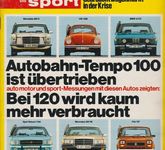 auto motor sport Heft 1 Januar 1974 Test Peugeot 504L Chevrolet Impala Trailer
