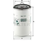 MANN-FILTER Mann Filter Kraftstofffilter Gaz: Gazelle WK723