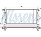 NISSENS Kühler, Motorkühlung 606347