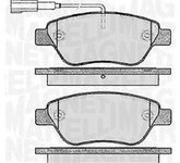 MAGNETI MARELLI Bremsbelagsatz, Scheibenbremse 363916060560