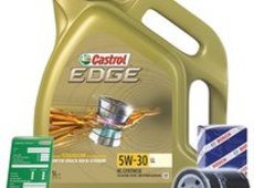 Bosch Ölfilter+Schraube+5 L Castrol 5W-30 LL Vw: Caddy I, Golf I, Golf II, Golf III, Jet