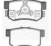 MAGNETI MARELLI Bremsbelagsatz, Scheibenbremse 363916060463