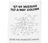 Reparaturhandbuch verstellbare Lenksäule Tilt-A-Way Column Mustang Cougar 67-69