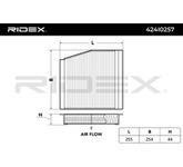 RIDEX Innenraumfilter 424I0257 Filter, Innenraumluft,Pollenfilter MERCEDES-BENZ,INFINITI,B-Klasse (W246, W242),A-Klasse (W176),CLA Coupe (C117)