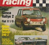 rallye racing Heft 8 August 1973 Test Simca Rallye2 Fiat X1/9 Sieger Datsun240Z