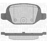 MAGNETI MARELLI Bremsbelagsatz, Scheibenbremse 363916060216