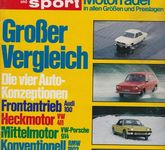 auto motor sport Heft 13 Juni 1972 Audi 100 VW 411 VW Porsche 914 BMW 1802