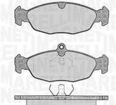 MAGNETI MARELLI Bremsbelagsatz, Scheibenbremse 363916060208