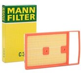 MANN-FILTER Luftfilter C 35 011 Motorluftfilter,Filter für Luft VW,AUDI,SKODA,Polo Schrägheck (6R1, 6C1),POLO Van (6R),A1 Sportback (8XA, 8XF)