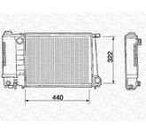 MAGNETI MARELLI Kühler, Motorkühlung 350213240000