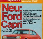 auto motor sport Heft 4 Februar 1974 Test BMW525 GS Mercedes 280E Ford Capri II