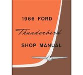 Ford Thunderbird 1966 Reparaturhandbuch Werkstatthandbuch Buch Shop Manual
