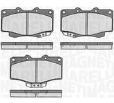 MAGNETI MARELLI Bremsbelagsatz, Scheibenbremse 363916060401