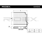 RIDEX Innenraumfilter 424I0245 Filter, Innenraumluft,Pollenfilter RENAULT,NISSAN,DACIA,CLIO II (BB0/1/2_, CB0/1/2_),Clio III Schrägheck (BR0/1, CR0/1)